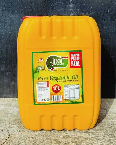JDOE Pure Vegetable Oil - 10 Liter