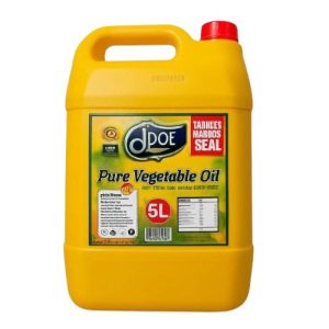 JDOE Pure Vegetable Oil - 5 Liter