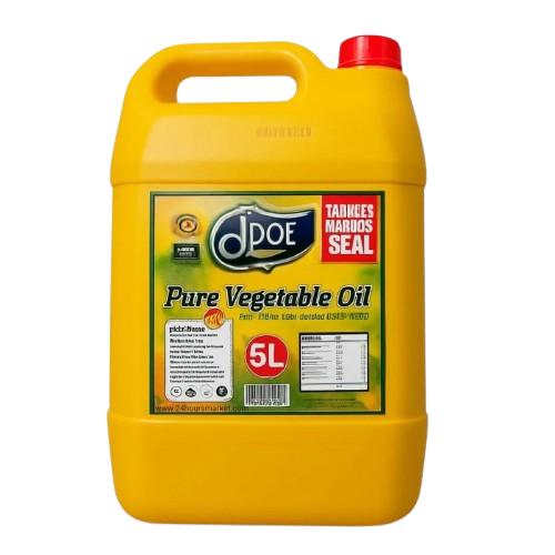 JDOE Pure Vegetable Oil - 5 Liter